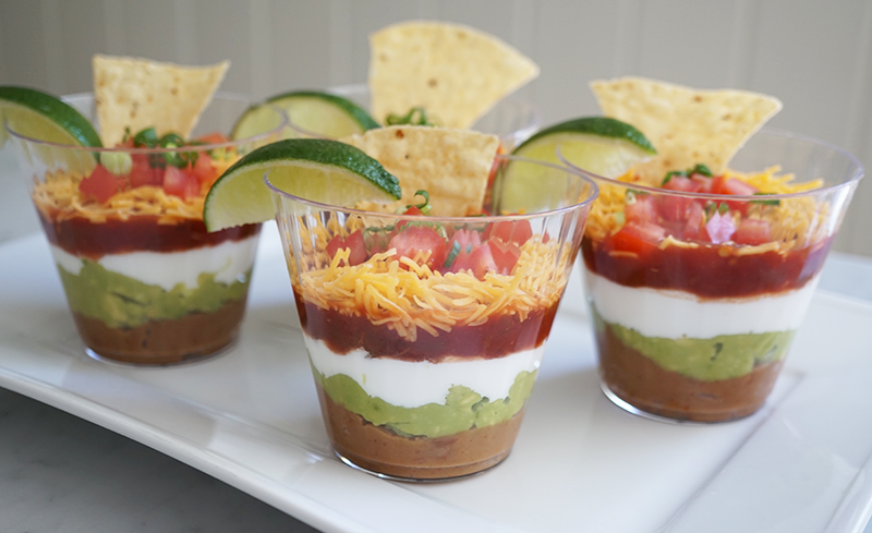 Individual 7 Layer Dip - Every Kitchen Tells A Story