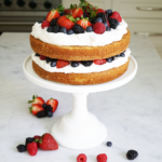 Country Cake with Berries
