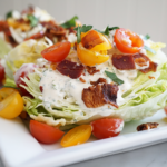 Wedge Salad with Creamy Herb Dressing
