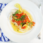 Fish with Summer Vegetable Sauce